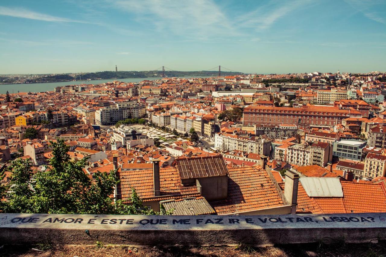 Charming Apartment In Private Condominium At Graca Lisboa Exteriér fotografie